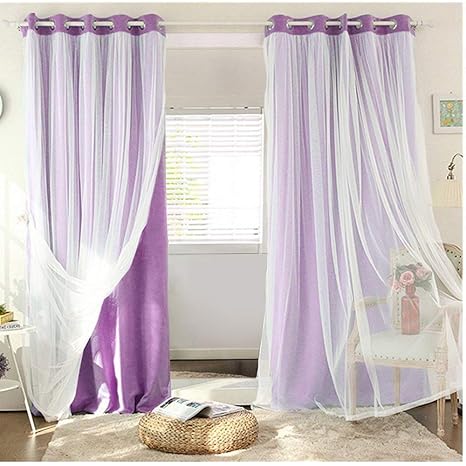 Buy Searchi Mix And Match Curtain Blackout Curtains Panel Pink And