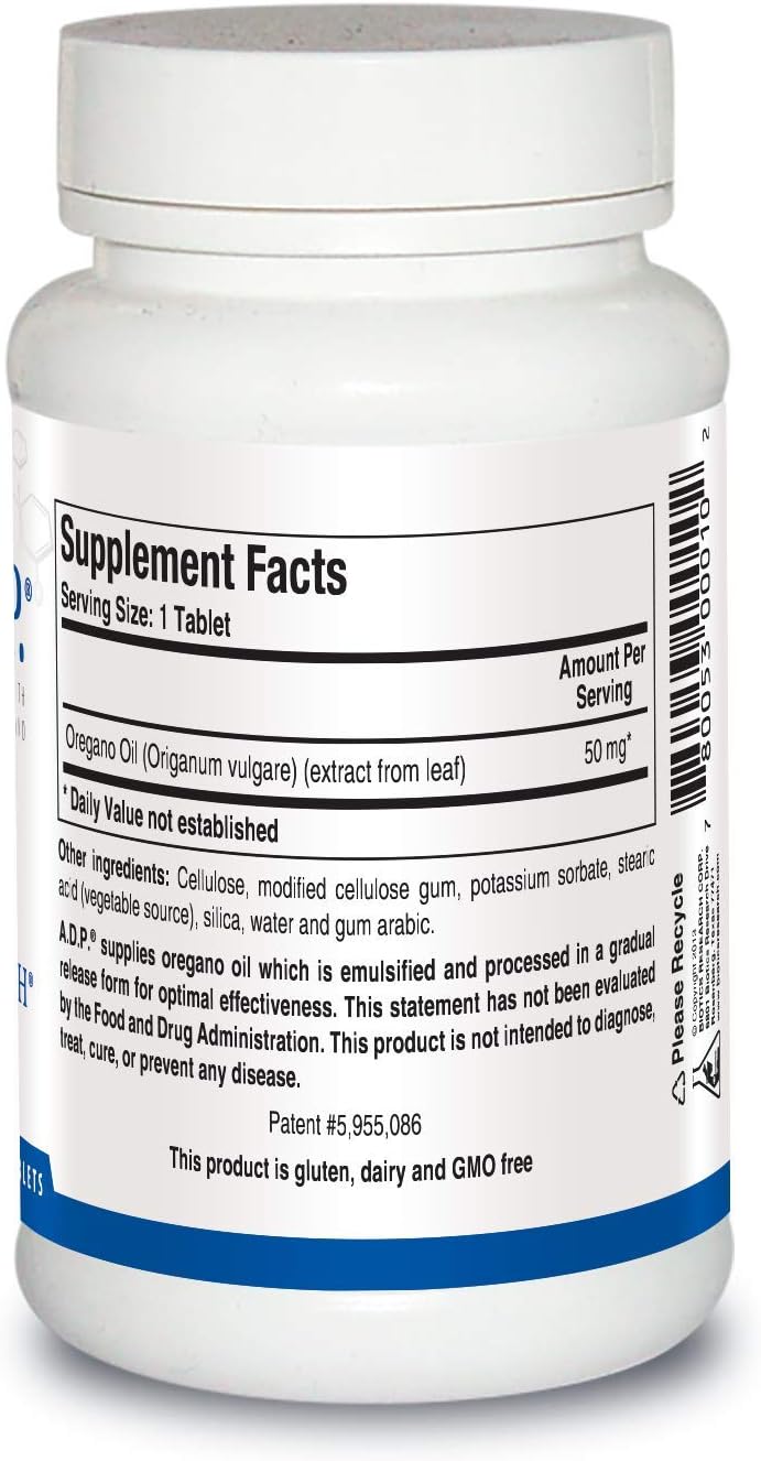 Biotics Research A.D.P. © - Highly Concentrated Oil of Oregano, Optimal Absorption and Delivery. Antioxidant, Supports Microbial Balance: Health & Personal Care