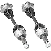 Front CV Axle Shaft Assembly Fit for Chevy Silverado Suburban Avalanche 1500 Tahoe Blazer, for GMC Yukon K1500 K2500 Sierra, for Cadillac Escalade EXT ESV, Left or Right CV Joint Shaft, 2 pack