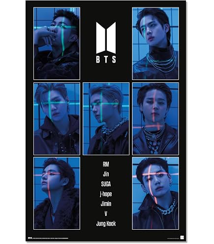 Amazon.com: BTS(Bangtan Boyz) 2021 New Version 12 Poster & 1