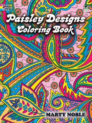 Paisley Designs Coloring Book B007FHQ2SA Book Cover