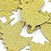 NICROLANDEE Glitter Gold Unicorn Paper Confetti for Birthday Party Decor Children Party Supplies Table Scatter Decor Baby Shower Wedding Bridal Shower Favors 50g/Pack (Unicorn Confetti)