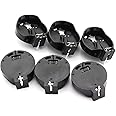 RuiLing 10pcs CR2032 Button Battery Holder 2 Pin DIP Coin Cell Battery Socket