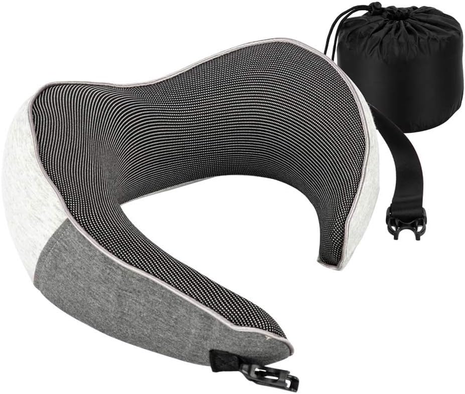 Functional Neck Pillow，Memory UShaped Travel Pillow, Foam