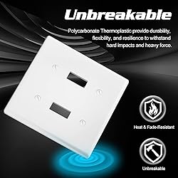 Decorator Wall Plate Double Toggle Light Switch