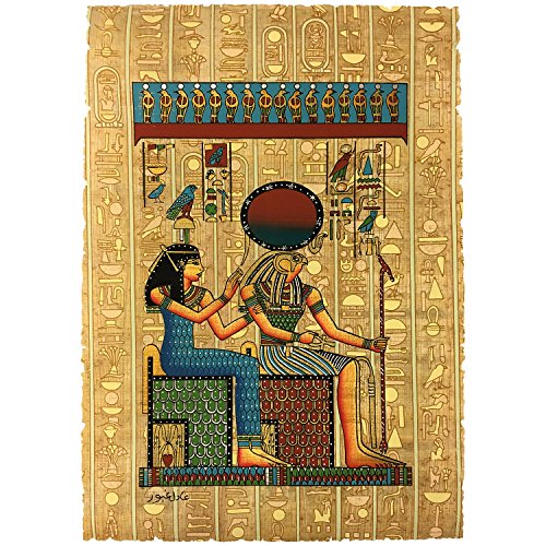 Egyptian original hand painted papyrus 8"x12" (20x30 cm…