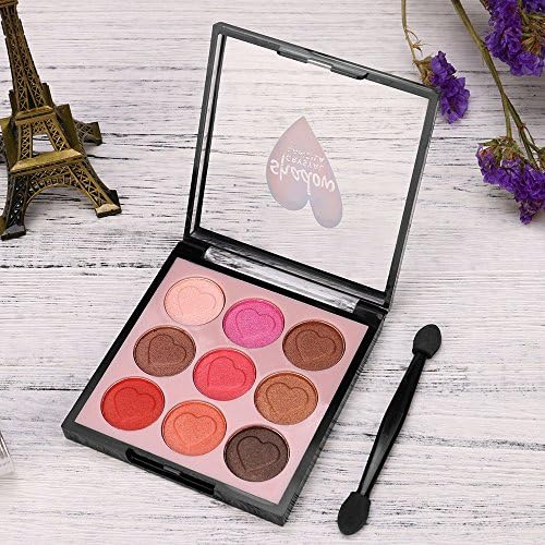 9 Color Pearl Glitter Eye Shadow Powder Palette Matt Eyeshadow Cosmetic Makeupp