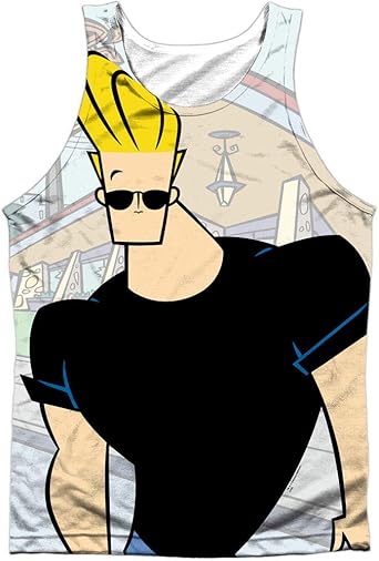 Johnny Bravo Camiseta Camiseta Gr fica Manga Corta Opaco Para