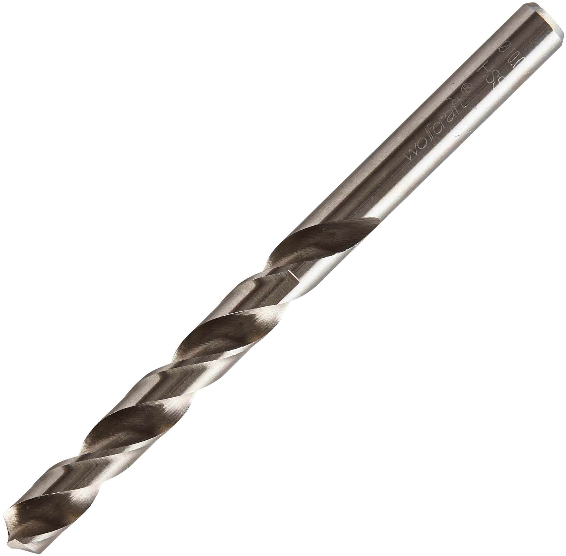 wolfcraft HSS Metal Drill Bit, Ground I 7572010 I for Drilling into Hard Materials