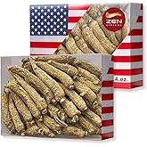 2 Boxes of Hand Selected American Ginseng Root-Small Tail (4oz/Box) 西洋参/花旗参 Panax Ginseng. Boosts Body Immunity, Energy & Stamina for Man & Women (8 Oz.)