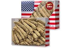 ZEN GINSENG 2 Boxes of Hand Selected American Ginseng Root-Small Tail (4oz/Box) 西洋参/花旗参 Panax Ginseng. Boosts Body Immunity, Energy & Stamina for Man & Women (8 Oz. (Pack of 2))