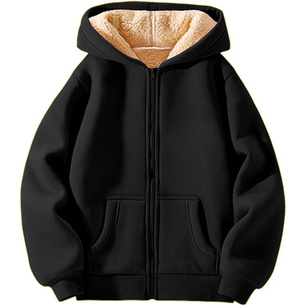 BUTTON ANORAK HOODIE kaja ovy カジャ　オヴィー Great Turn Crown Onyx Sherpa Jacket by Alex Grey - Threyda Art and