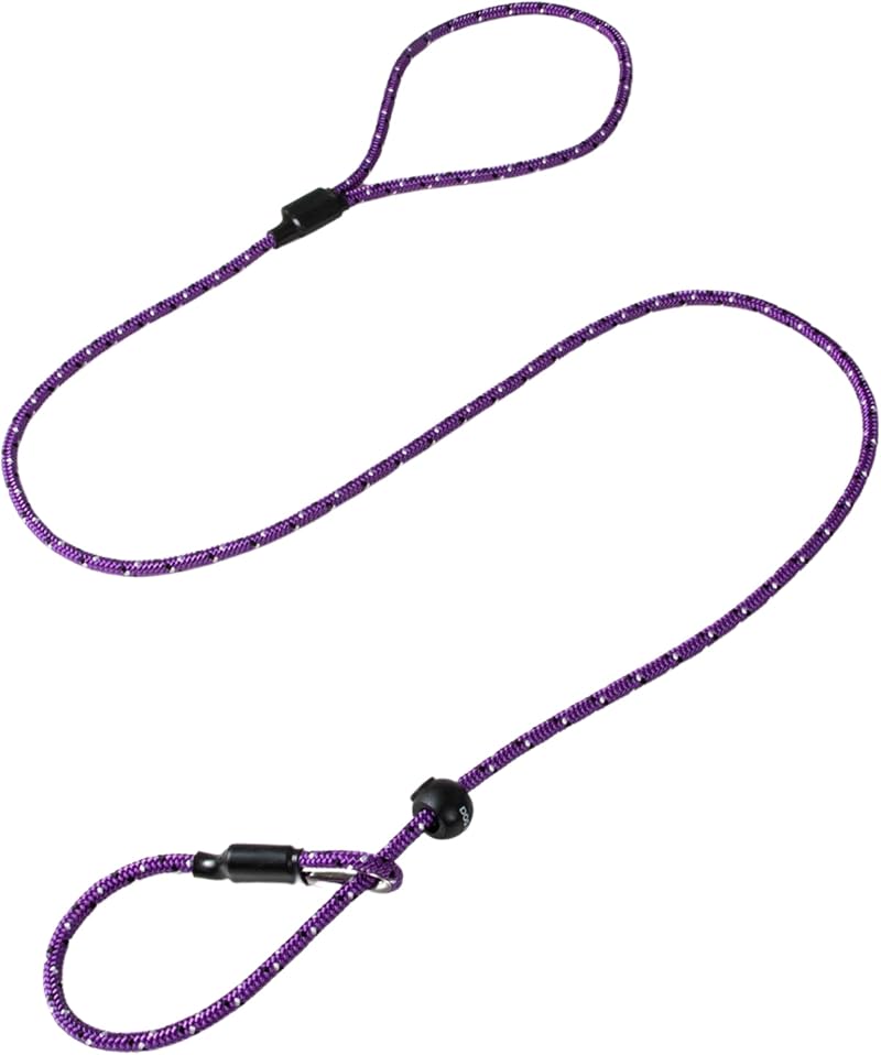 Dog & Field Pro Trialler Slip Leash Purple 4ft 120cm Adjustable Loop