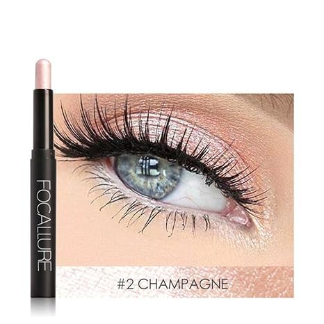 12 Farben Perle Glänzend Lidschatten Stift,Matt Wasserfest Long-Lasting Lidschatten Palette Eyeshadow Pencil Concealer Highli