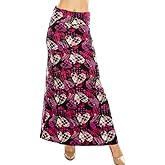Eevee Women's Beautiful Fold Over Maxi Skirt (ONE Size)