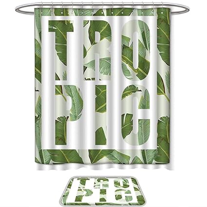 Amazon Com Qinyan Home Two Piece Bathroom Green Perennial Shrubs