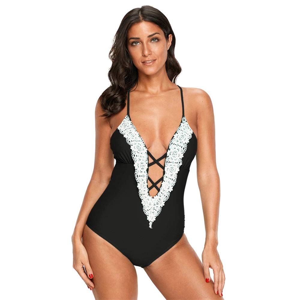 black push up swimming costume
