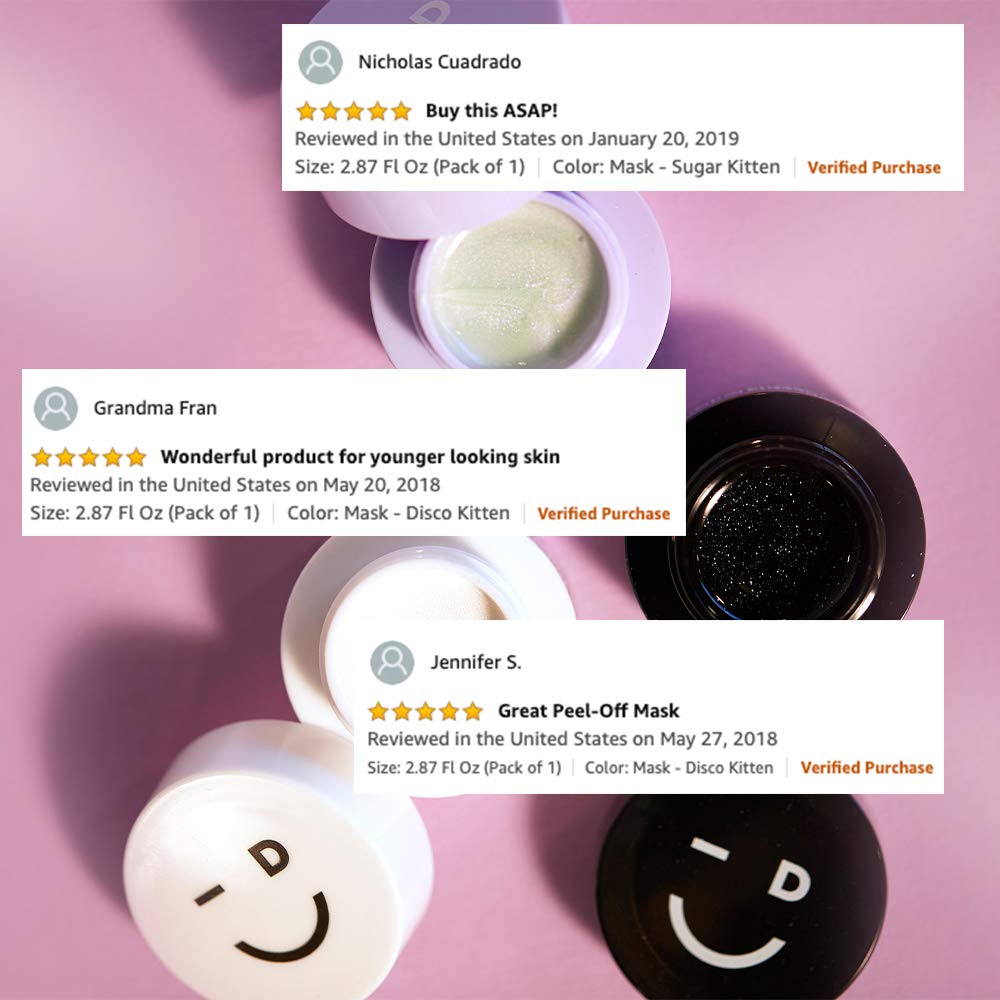 I DEW CARE Mini Meow Trio | Peel Off Face Mask Set: Hydrating Mask, Illuminating Mask, Exfoliating Mask | Korean Skincare, Facial Treatment, Cruelty-free, Gluten-free, Paraben-free : Beauty