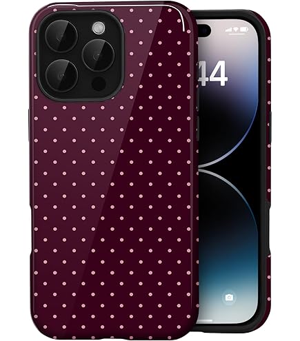 Amazon.com: Boho Tiny Polka Dot Rockabilly Cute Pink and Brown