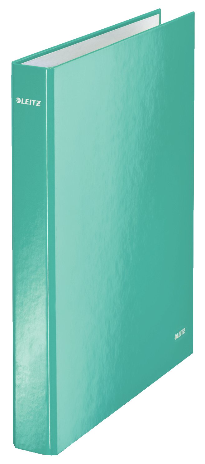 Leitz Wow A4 25mm "2 D-Ring" Ringbinder - Ice Blue (Pack of 10)