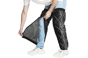 Warm Leg Sleeves Waterproof Motorcycle Knee Pads Zipper Leg Warmer Winter Thermal Knee Brace Motorcycle Leg Guards Driving Kn