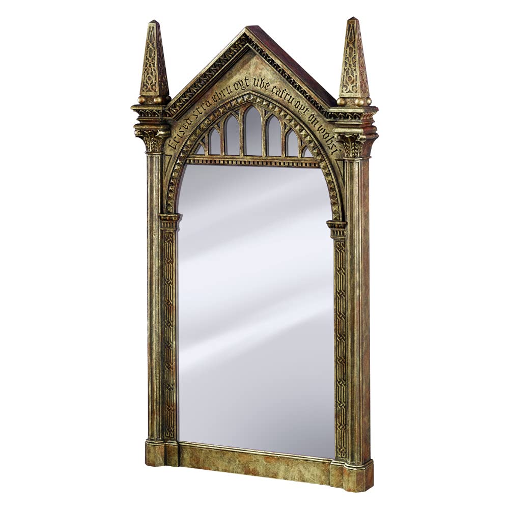 The Noble Collection Harry Potter The Mirror of Erised - 16.5in (42cm) Die Cast Miniature Mirror Replica - Officially Licensed Film Set Movie Props Gifts
