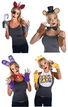 Amazoncom Five Nights At Freddys Adult Costume Kit Bundle - 