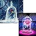 DIY 5D Diamond Painting by Number Kits Crystal Rhinestone Diamond Embroidery Paintings Pictures Arts Craft for Home Wall Decor (Rose in Bottle,Full Drill)