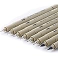 Mr. Pen- Drawing Pens for Artists, 8 Pack Black Multiliner/Fineliner Micro Anime / Sketch Pens, Line Art /Inking Pens, Fine Point Bible Journaling Pens