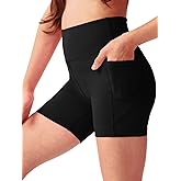 SKIDREAM Girls 4'' High Waisted Biker Shorts, Stretchy Athletic Workout Running Shorts for Kids and Teens