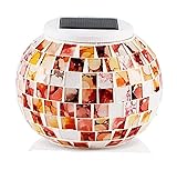 MUEQU Solar Mosaic Garden Lights, Color Changing