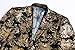 MOGU Mens Slim Fit Sports Coats and Blazers US Size 42 (Asian 5XL) Gold