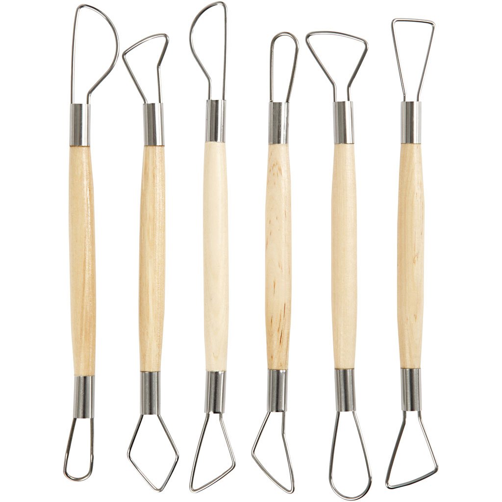 Ribbon Tool Set, L: 18 cm, round edges, 6asstd