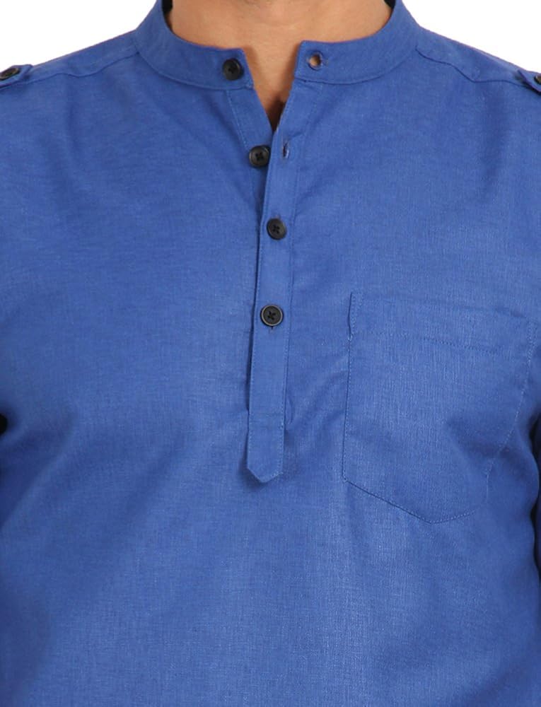 svanik men's blended straight kurtas