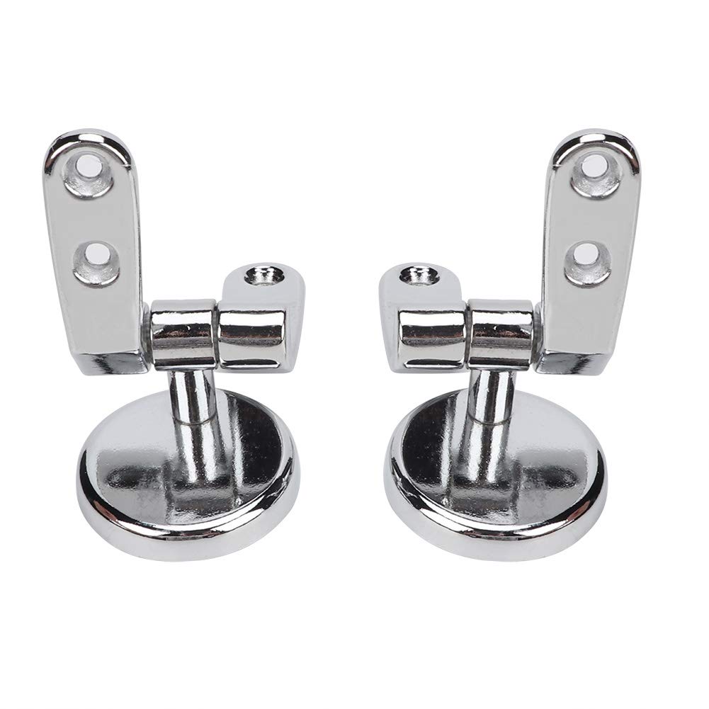 Garosa Toilet Seats Hinges Zinc Alloy Hinge for Toilet Lid Universal Toilet Top Cover Lid Seat Fixings with Screws and Accessories for Toilet Seat Repair Replacement,Toilet lid