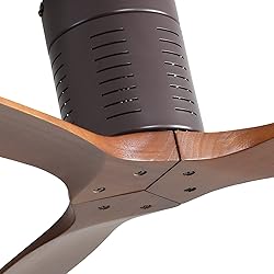 Sofucor 52 Inch Ceiling Fans No Light Flush Mount