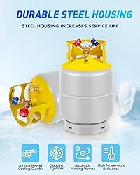 FAHKNS Refrigerant Recovery Tank 30 LB with 1/4 SAE