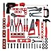 KIDAMI Kids Toy Tools Set 52pcs Toddler Workbench Pretend Play Construction Tool Kit with Storage Bag