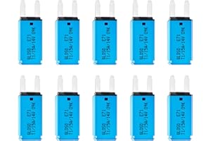 Jamgoer DC 10 PCS 15 Amp Auto-Reset ATM Mini Circuit Breaker （10A-30A） Blade Fuses Assortment Kit for Boat Marine RV Yacht Battery Trailer Bus Truck