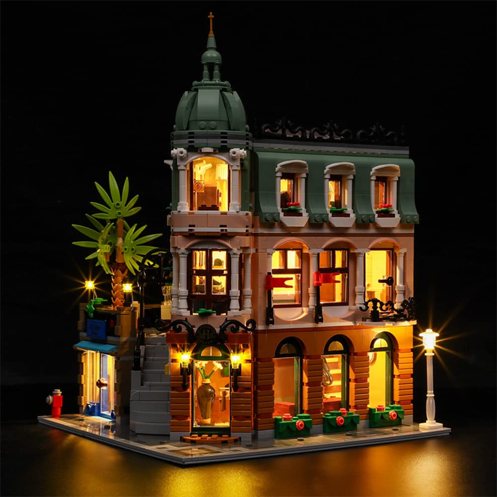 GEAMENT LED Light Kit Compatible with LEGO Boutique Hotel - Lighting Set for Creator 10297 Model (Building Set Not Included)