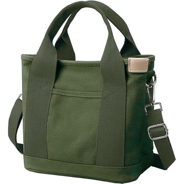 Amazon.com: Small Tote Bag with Zipper Tote Bag for Women Canvas