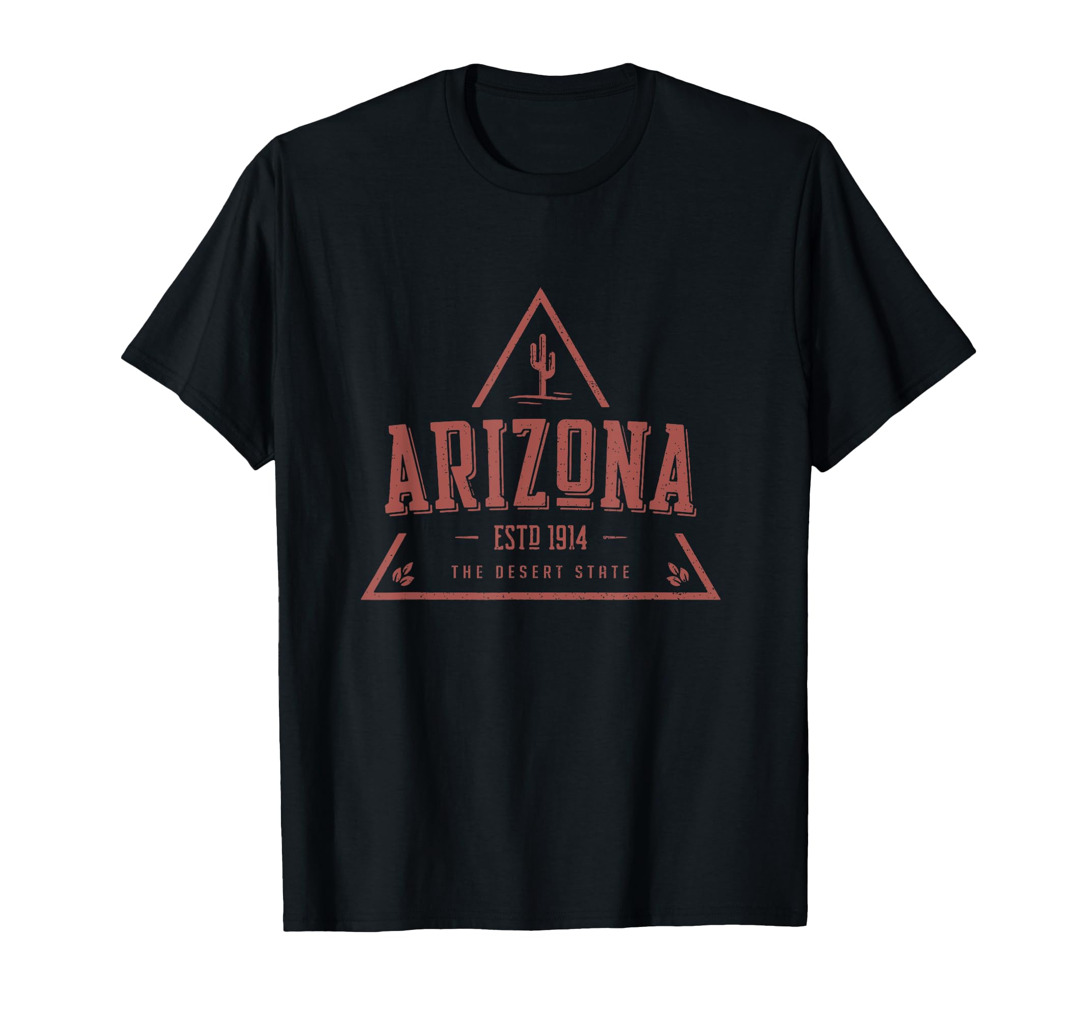 Photo 1 of (YELLOW TSHIRT) Arizona 1914 Cactus Logo Retro Vintage T-Shirt Medium