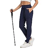 NATUVENIX Hiking Pants Women Lightweight Summer Travel Pants Women Quick Dry Womens Cargo Joggers Breathable Outdoor Pants