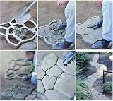 unho Garden Paving Concrete Mould Plastic Walk Maker Reusable Path Molds 43.5cm view 2