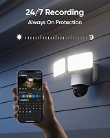 eufy Security Floodlight Camera E340 Dual Cameras 3K 24/7 Recording Outdoors view 7
