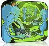 8x10 inch Rick and Morty Dab Mat - Eternity of Meeseeks - Mousepad Style Dabmat | Dabpad | Rigmat | Dabmatz