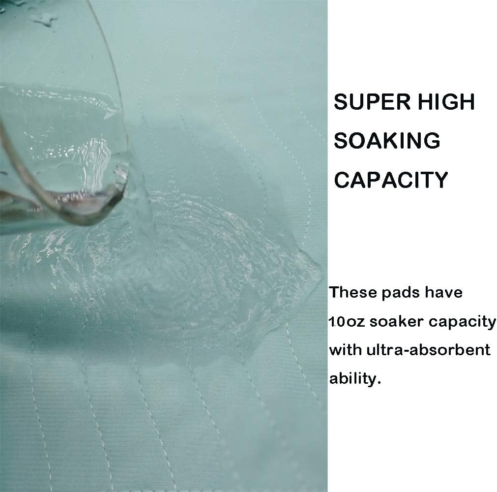 ZISU Pack of 2 Ultra Soft Underpads 36''x 48'',Washable and Reusable Incontinence Bed Sheet Protector for Adult, Child, or Pets: Health & Personal Care