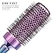 Hair Brush Set - Professional Round, Vent and Paddle Hairbrush for All Hair Types, Mermaid/Ombre by Lily England