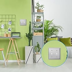 Toggle Light Switch Decorator Metal Wall Plate