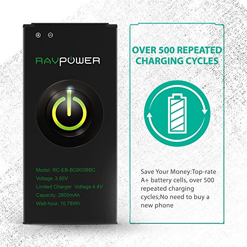 Galaxy S5 Battery RAVPower Li-ion Replacement Battery for Galaxy